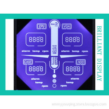 Customer Designed Tn Segment LCD Display with RoHS (VTM88628A)